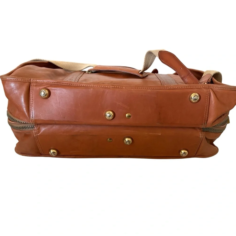Vintage Dakota by Tumi Soft Leather Suitcase Travel Bag Carry On 20” x 15.5”